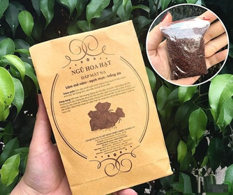 Mặt nạ ngũ hoa hạt Tina Lê cho làn da sáng khỏe, căng mịn