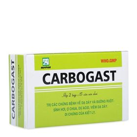 Viên nhai điều trị các bệnh về dạ dày & đường ruột Carbogast
