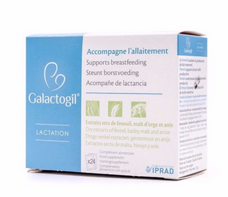 Cốm lợi sữa Galactogil Lactation của Pháp, hộp 24 gói