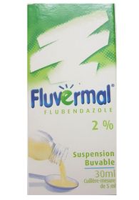 Siro tẩy giun Fluvermal 30ml của Pháp