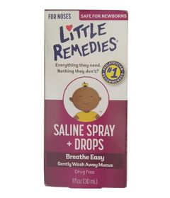 Nước Muối Sinh Lý Trị Nghẹt Mũi Little Remedies