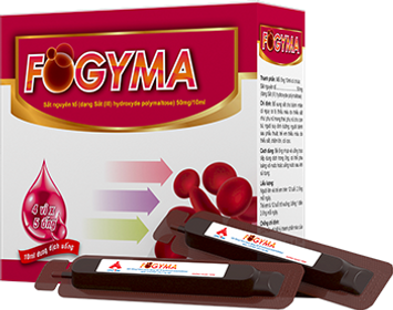 Ống uống bổ sung sắt cho bà bầu và trẻ em Fogyma