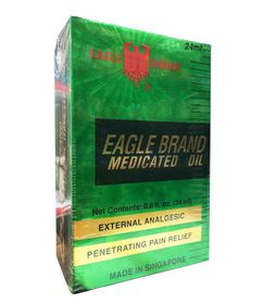 Dầu gió xanh con ó Eagle Brand Singapore 24ml