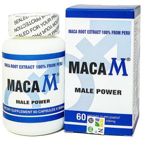 Viên uống hỗ trợ tăng cường sinh lý nam Maca M Male Power 60 Viên