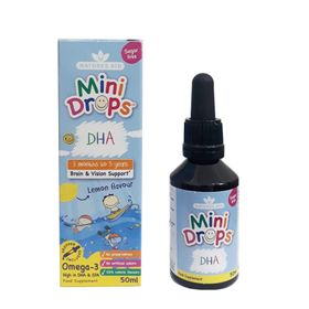 DHA Drops 50ml Dạng Giọt Cho Bé Từ 3 Tháng Đến 5 Tuổi