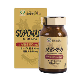 Viên uống hỗ trợ sinh lý nam Supomaca Genki Fami, Nhật Bản, hộp 90 viên