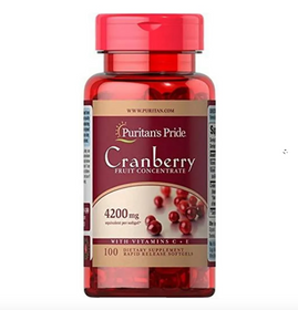 Viên hỗ trợ đường tiết niệu Puritan's Pride Cranberry 4200mg