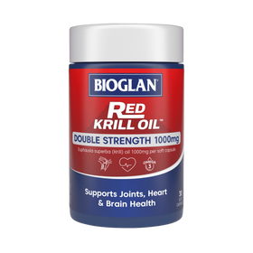 Viên uống Bioglan Red Krill Oil 1000mg hỗ trợ bổ sung Omega 3