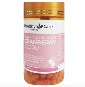 Viên uống hỗ trợ đường tiết niệu Healthy Care Cranberry 25000mg