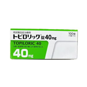 Viên uống Topirolik 40mg hỗ trợ hạ axit uric cho người bị gút