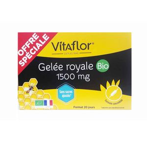 Khám phá sản phẩm: Sữa ong chúa Vitaflor Bio 1500mg 20 ống của Pháp