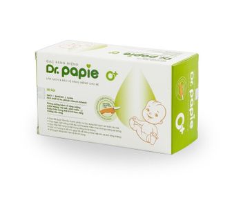 Gạc răng miệng cho b&eacute; Dr.papie 0+
