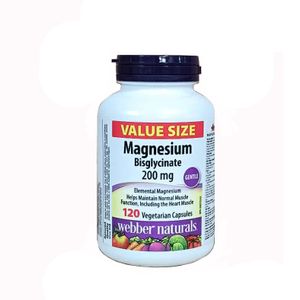 Vi&ecirc;n bổ sung Magnesium Bisglycinate 200mg Webber Naturals