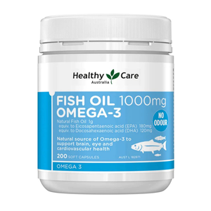 Dầu c&aacute; Omega 3 Healthy Care Fish Oil 1000mg của &Uacute;c