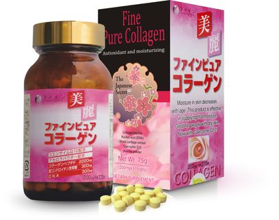 Fine Pure Collagen đẹp da, ngừa lão hóa của Nhật 375 viên