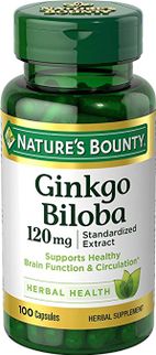 Viên uống Nature's Bounty Ginkgo Biloba 120mg chính hãng