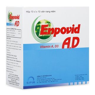Thuốc bổ sung Vitamin A- D phòng nhuyễn xương Enpovid A, D