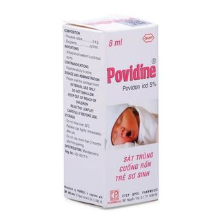 Thuốc sát trùng cuống rốn trẻ sơ sinh Povidine Povidon IOD