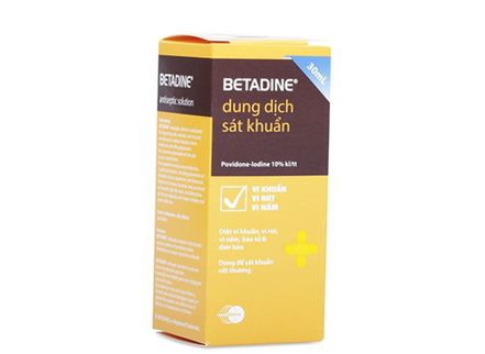 Dung dịch sát khuẩn Betadin Antiseptic 125ml- Xuất xứ Mỹ