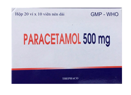 Paracetamol 500mg vỉ 10 viên nén dài