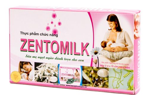 Zentomilk - Viên Uống Hỗ Trợ Cải Thiện Chất Lượng Sữa Mẹ