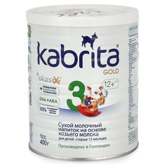 Sữa dê Kabrita 3 cho trẻ 1 - 3 tuổi của Nga