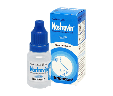 Thuốc nhỏ mũi Nostravin Traphaco 8ml
