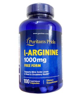 Viên uống giải độc gan Puritan's Pride L-Arginine 1000mg