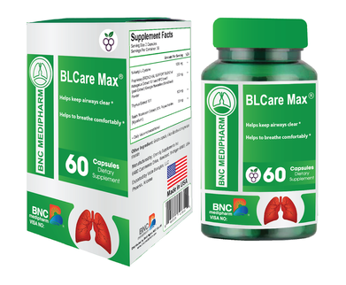 Viên uống BLCare Max hỗ trợ tăng sức đề kháng hệ hô hấp