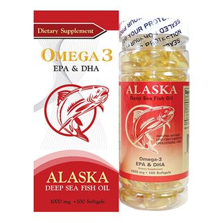 Viên dầu cá Omega 3 Alaska Deep Sea Fish Oil của Mỹ