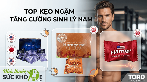 Top 3 kẹo ngậm tăng cường sinh lý nam hiệu quả nhất hiện nay