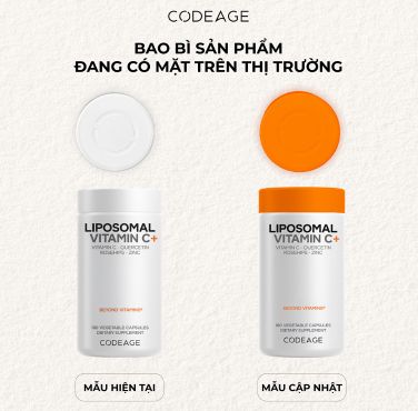 (Hàng nhập khẩu) Viên uống Codeage Vitamin C Liposomal 500mg của Mỹ