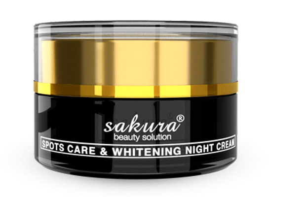 Kem trị nám dưỡng trắng Sakura ban đêm Whitening Night Cream