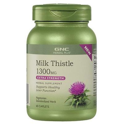 GNC Milk Thistle 1300mg - tăng cường chức năng gan 60 viên