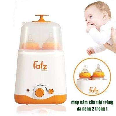 Máy hâm sữa tiệt trùng đa năng 2 bình Fatzbaby FB3011SL 