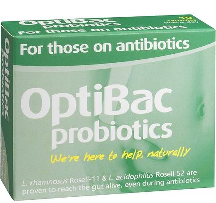 Men vi sinh Optibac cho bé dùng kháng sinh của Anh
