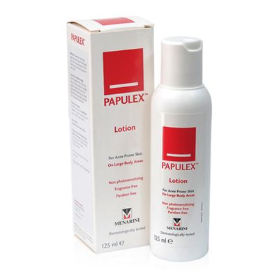 Papulex Lotion hỗ trợ cải thiện mụn lưng và ngực