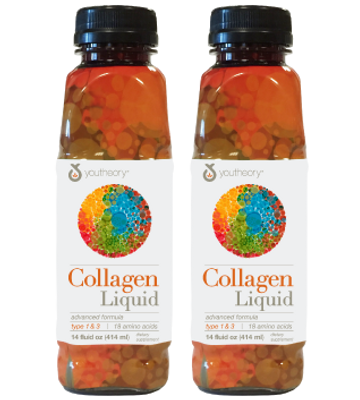Collagen Liquid Youtheory dạng nước Type 1&3 473ml của Mỹ