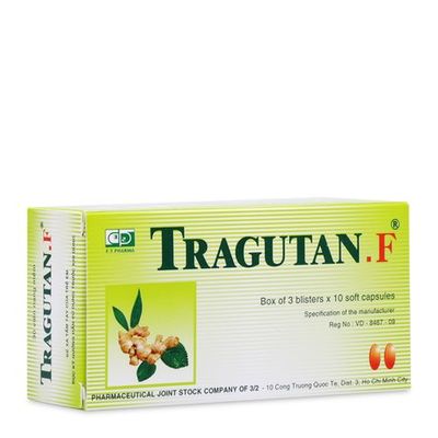Thuốc giảm ho Tragutan.F (3 vỉ x 10 viên/hộp)