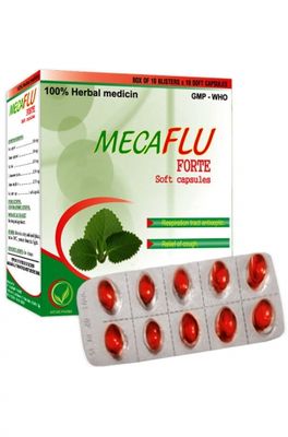 Thuốc Mecaflu Forte- Điều trị đau họng (10 vỉ x 10 viên)