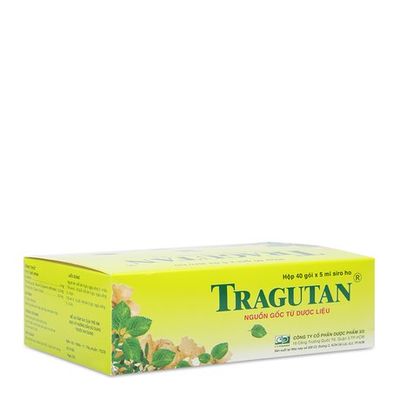 Thuốc trị ho & giảm đau họng Tragutan (40 gói x 5mg/hộp)