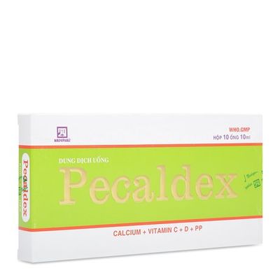 Dung dịch uống bổ sung Canxi PecaLdex (10 ống/ hộp)