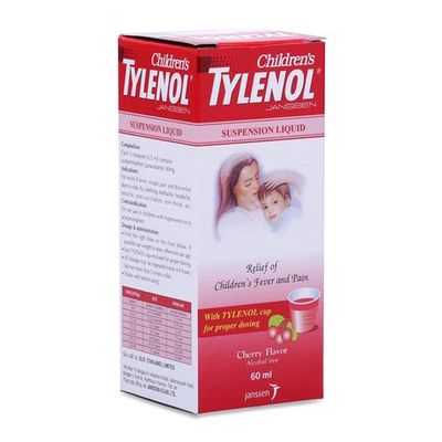 Siro giảm đau và hạ sốt cho trẻ em Tylenol Children's (60ml)