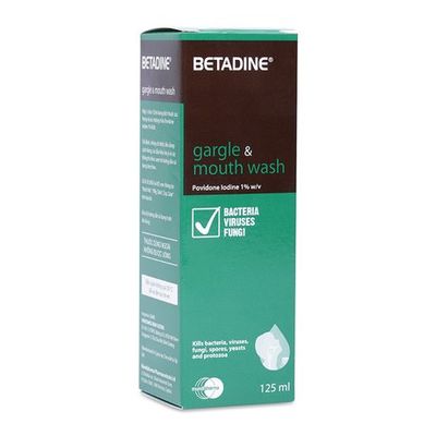 Betadine súc họng và súc miệng (125ml)