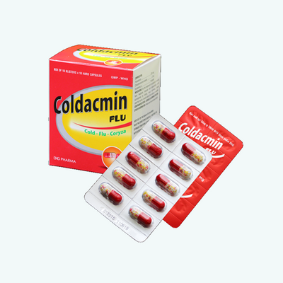 Thuốc Coldacmin Flu trị cảm, sốt, sổ mũi- DHG