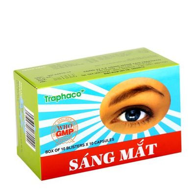 Thuốc sáng mắt Traphaco (10 vỉ x 10 viên/ hộp)