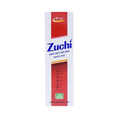 Xịt khử mùi hôi nách Zuchi 20ml Hoa Linh