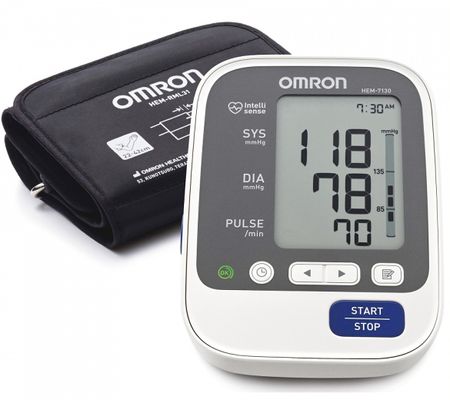Máy đo huyết áp bắp tay Omron Hem 7130 công nghệ Intellisense tự động
