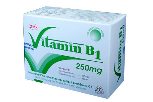 Vitamin B1 250mg Mekophar hộp 100 viên