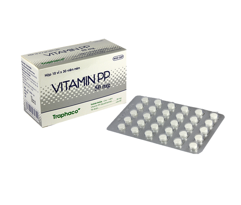 Vitamin PP Traphaco 1 vỉ x 30 viên nén